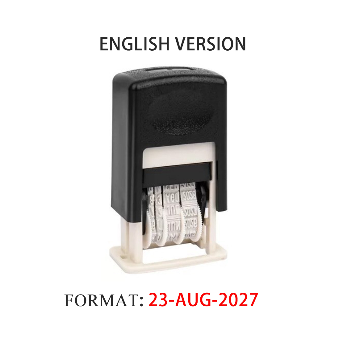 Self Inking Stamp - Samotuszujący się stempel datownik do papieru,