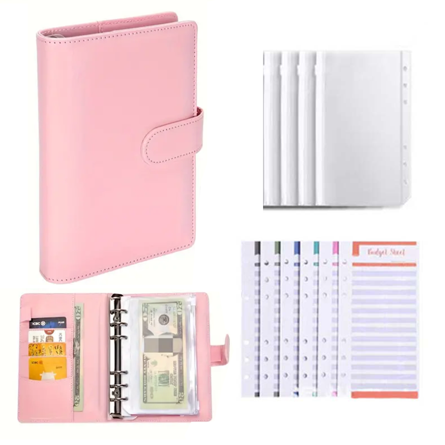 Planner Weekly Budget - Segregator budżetowy ze skóry PU z