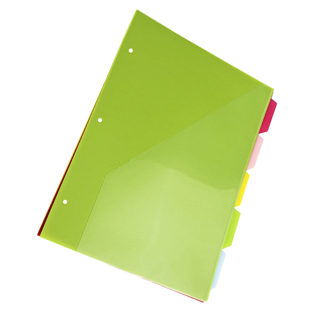 Index Tab Divider - 5 sztuk dzielnic do segregatorów z