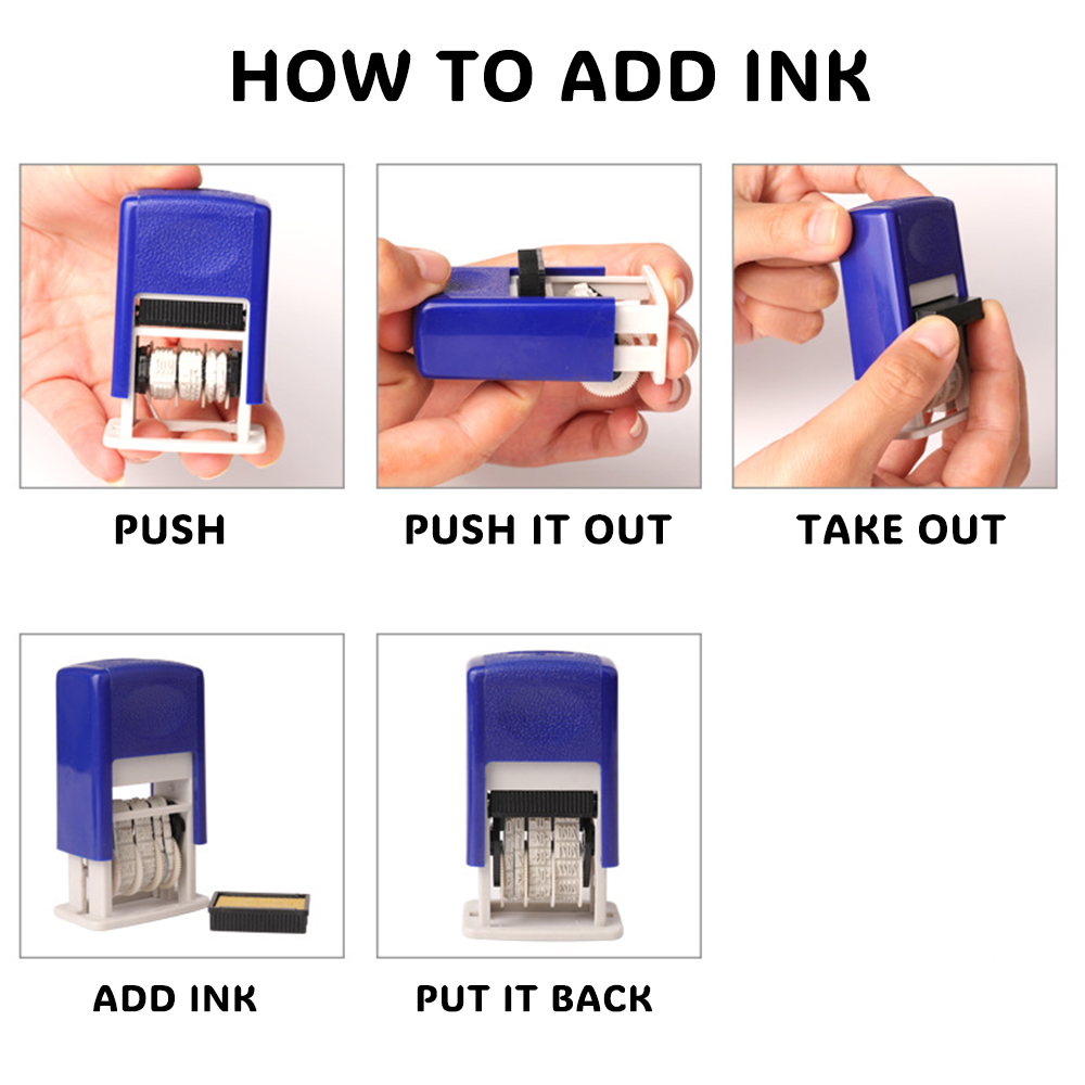 Samotuszujący się stempel dato – Self Inking Stamp recenzja i cena