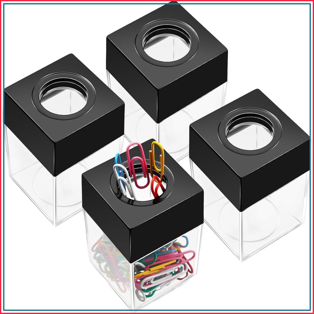 Zestaw 4 magnetycznych pojemni – Paperclip Magnetic Set recenzja i cena