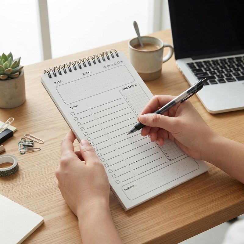 1 szt. Planer Agenda Spiralny  – Office Stationery Supply List recenzja i cena