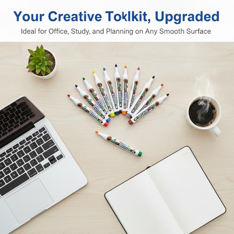 Zestaw 12 markerów do tablic s – Whiteboard Marker Set recenzja i cena