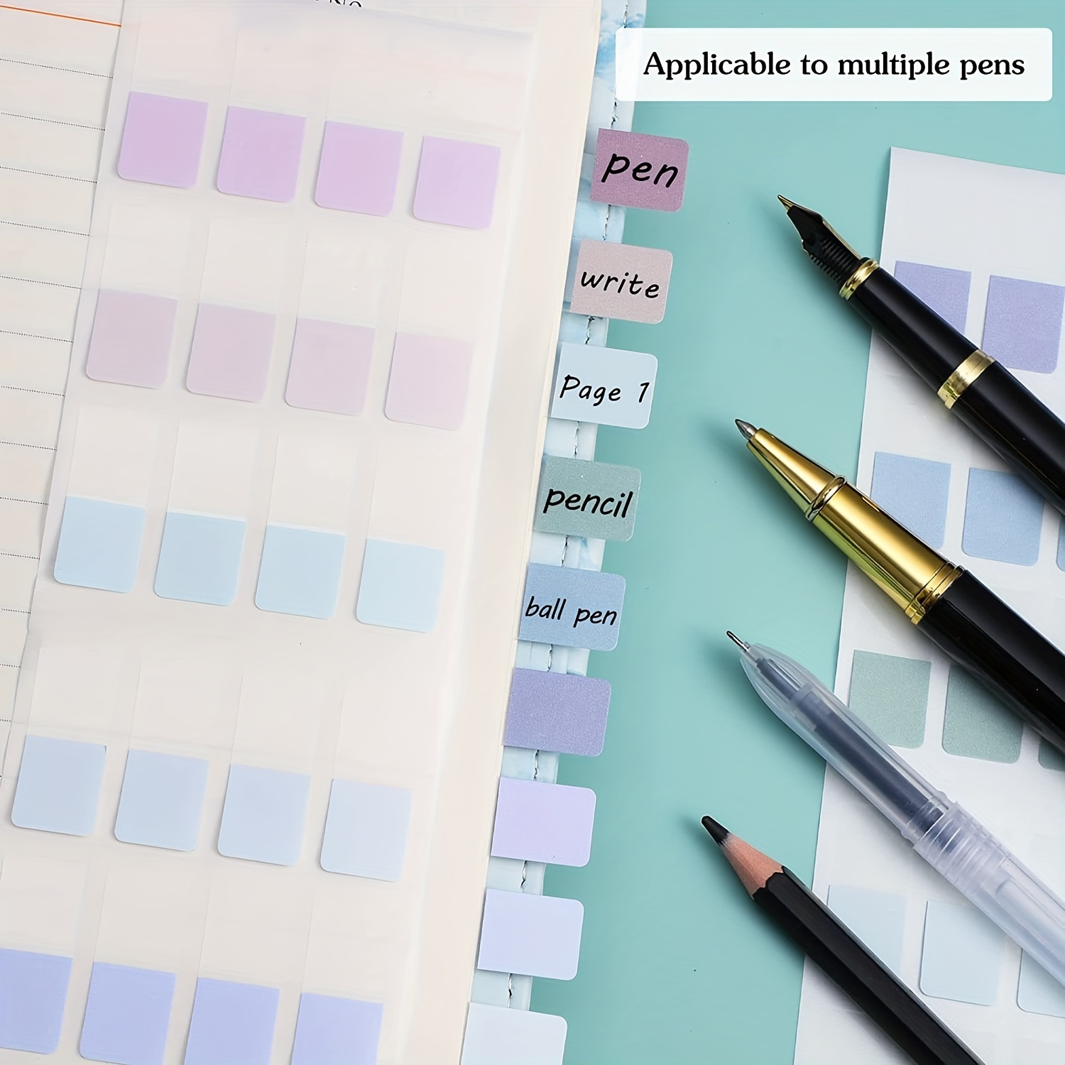 420 szt. Przyklejone zakładki  – Index Tab Divider recenzja i cena