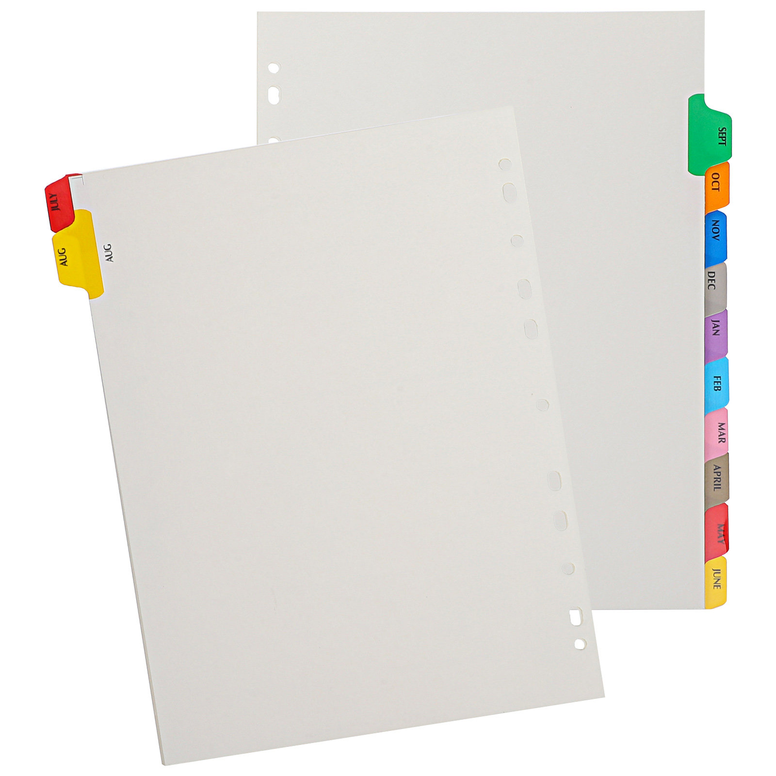12 arkuszy przekładek do segre – Index Tab Divider recenzja i cena
