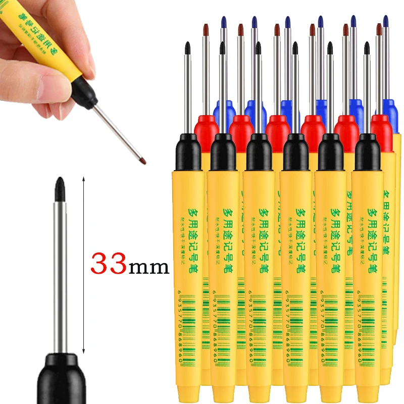 6 sztuk/zestaw 33mm Czerwony/N – Whiteboard Marker Set recenzja i cena