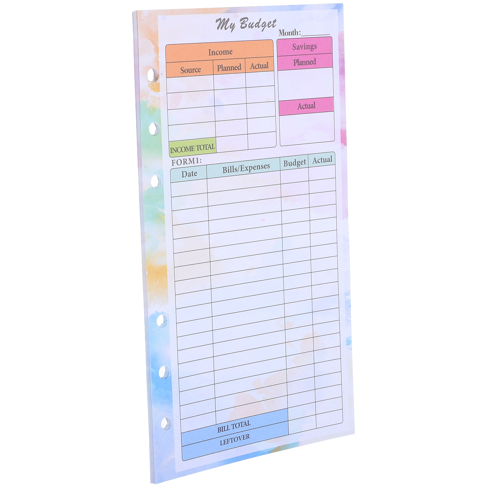 14 arkuszy budżetowego notatni – Planner Weekly Budget recenzja i cena