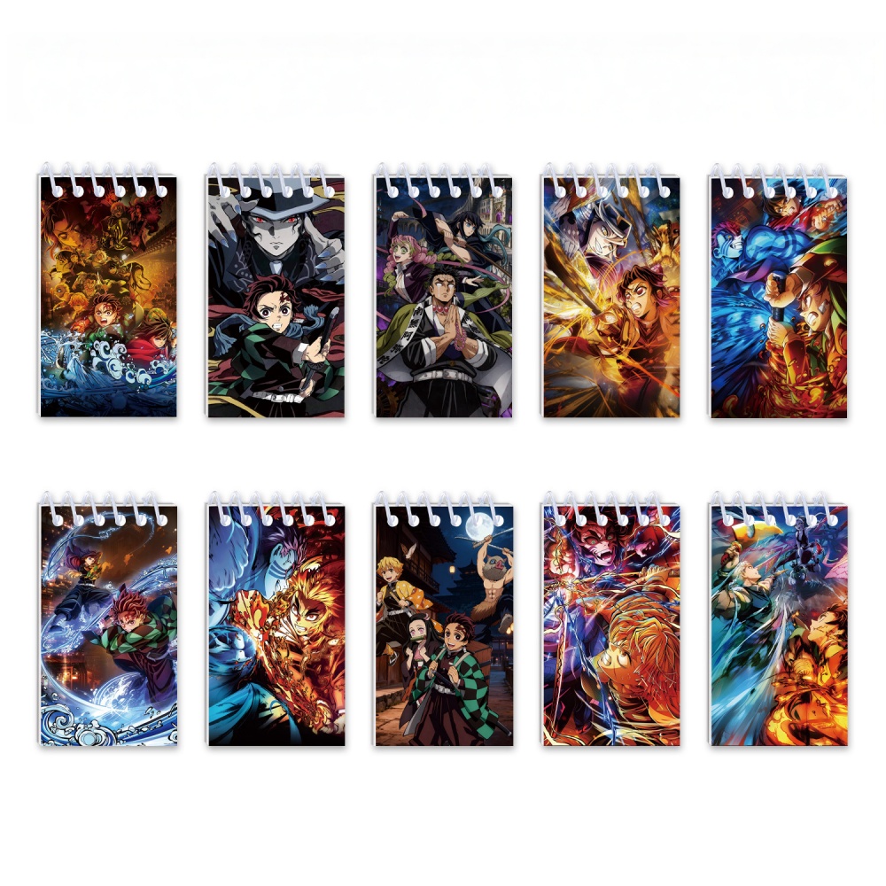 10 sztuk notatników Demon Slay – Supply Of Office Stationery recenzja i cena