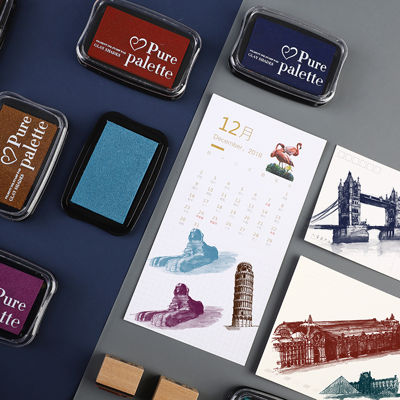12 Kolorów Duży Rozmiar Vintag – Self Inking Stamp recenzja i cena