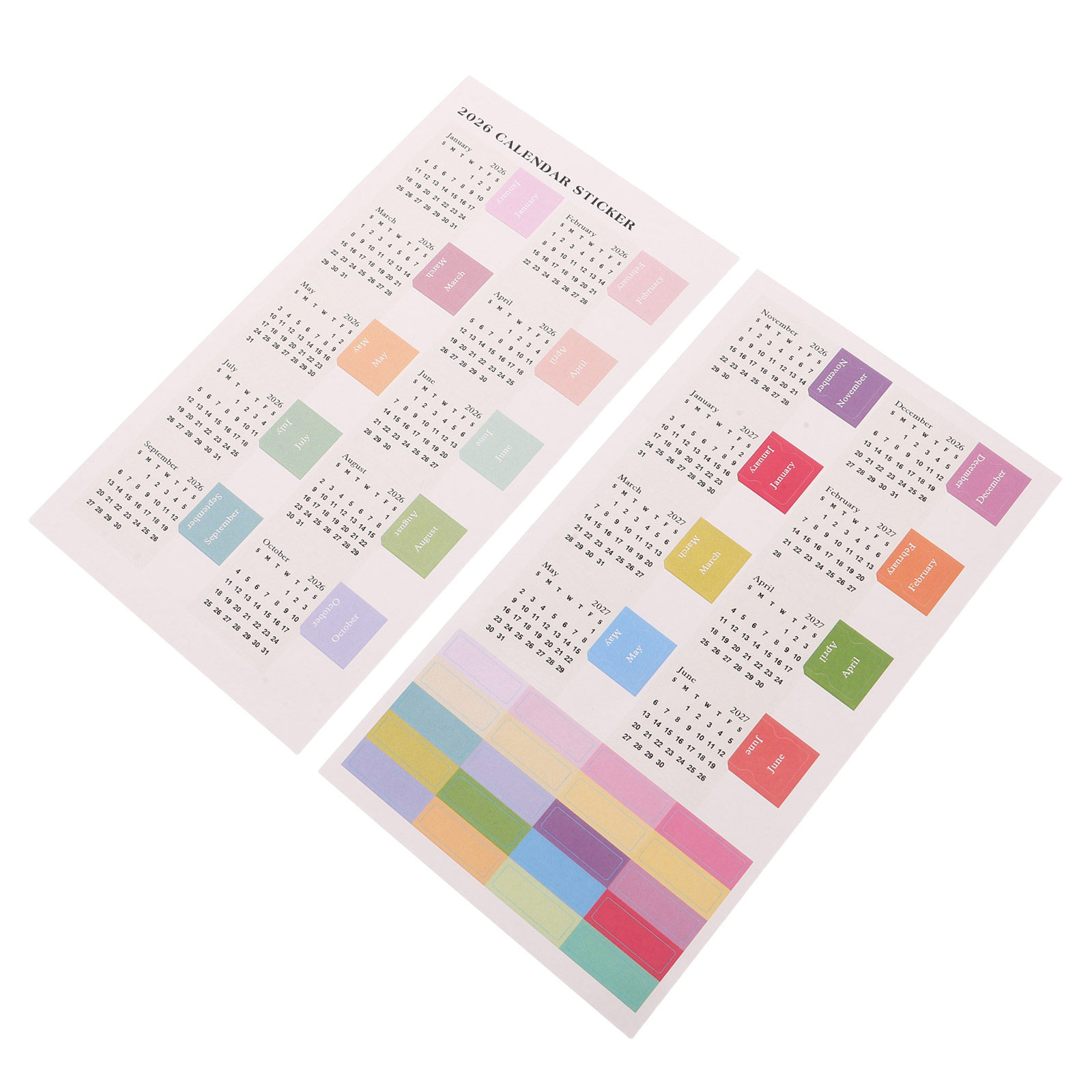 10 arkuszy naklejek do planera – Index Tab Divider recenzja i cena