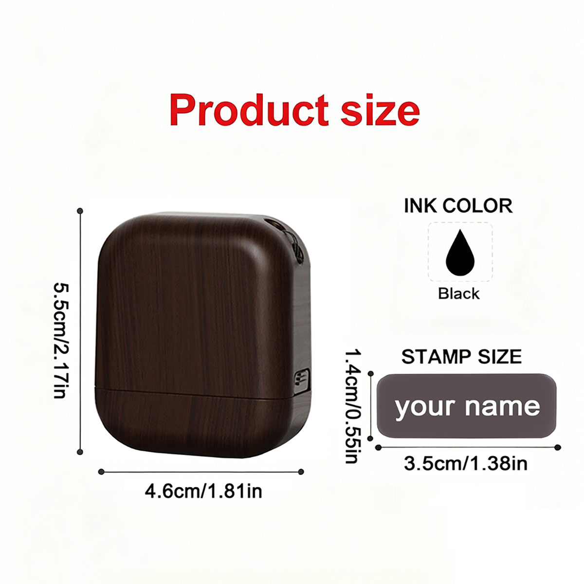 Personalizowany stempel z imie – Self Inking Stamp recenzja i cena