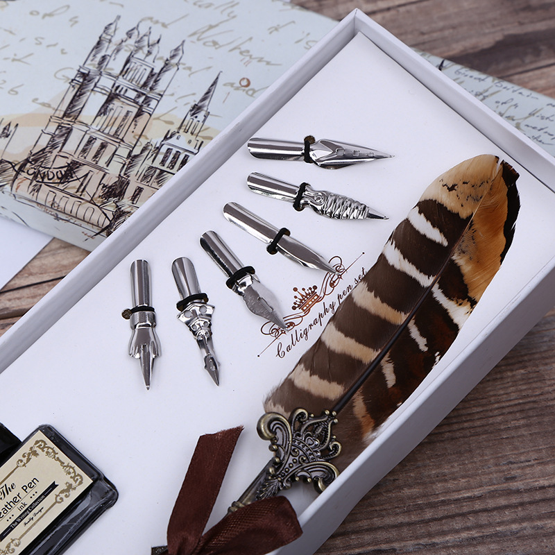 Zestaw do pisania retro piórem – Self Inking Stamp recenzja i cena