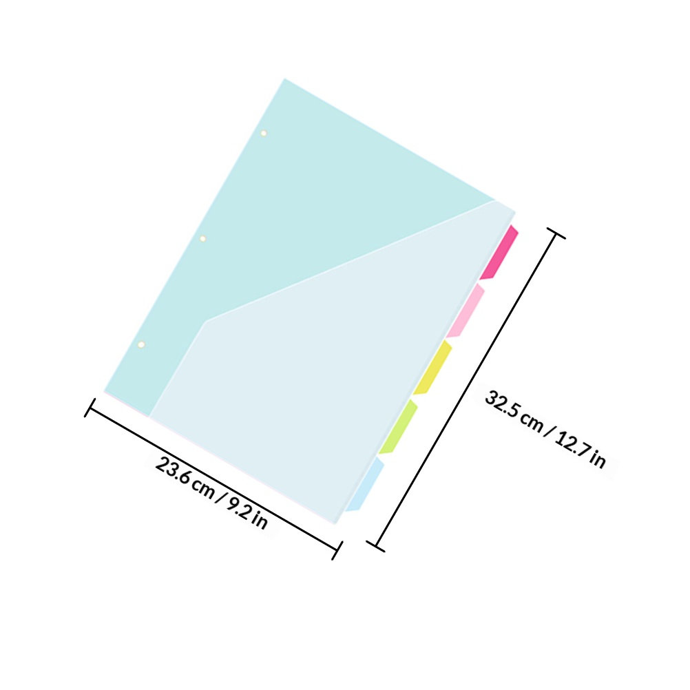 5 sztuk dzielnic do segregator – Index Tab Divider recenzja i cena