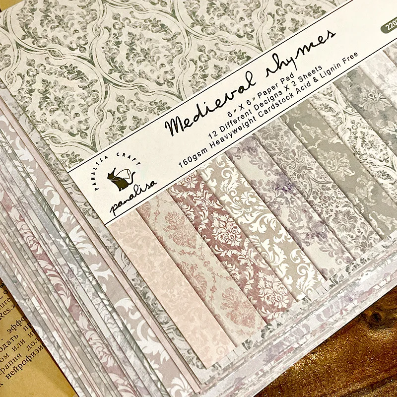 12 arkuszy barokowy wzór papie – Cardstock Paper Pack recenzja i cena