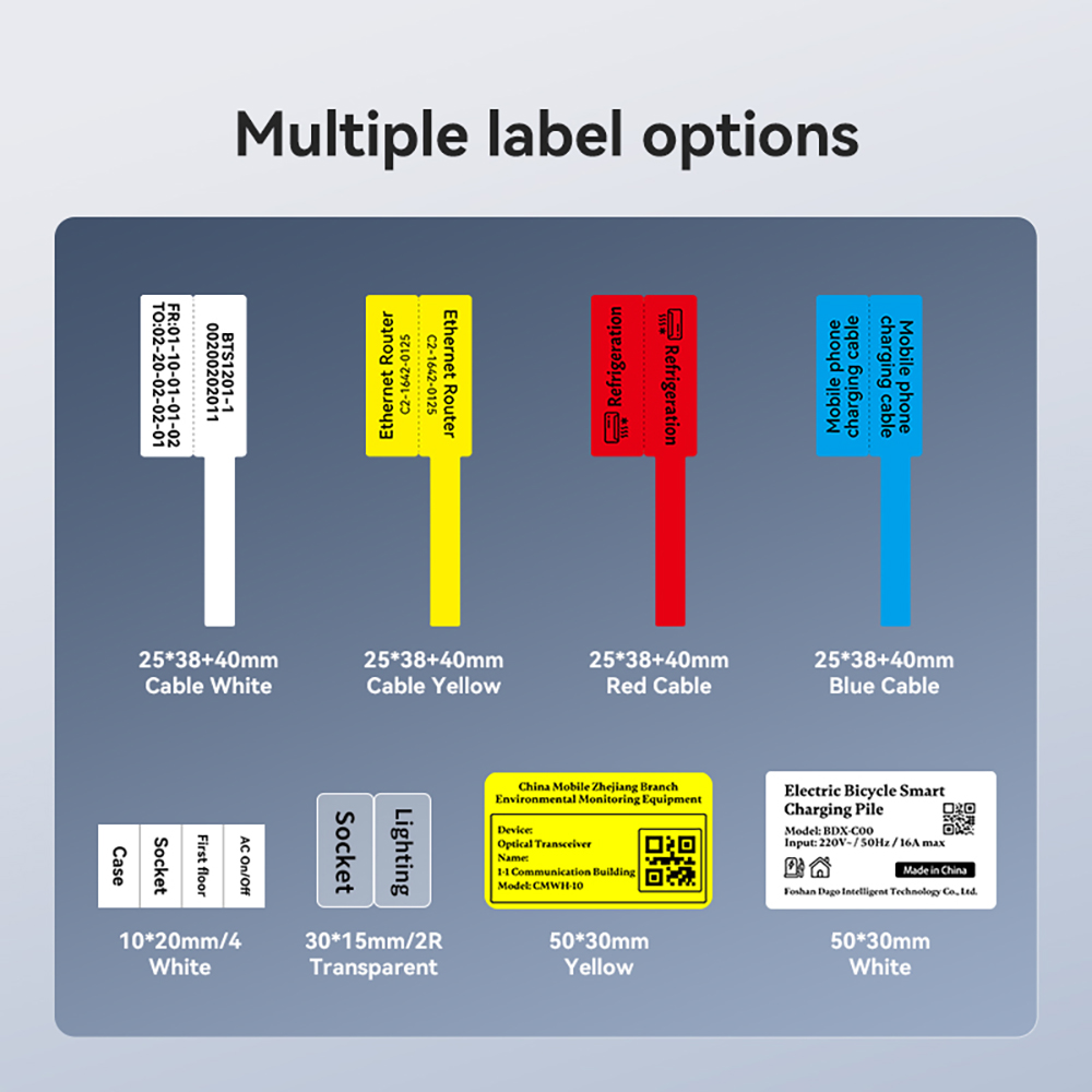 1 rolka etykiet kablowych Niim – Label Printer Tape recenzja i cena