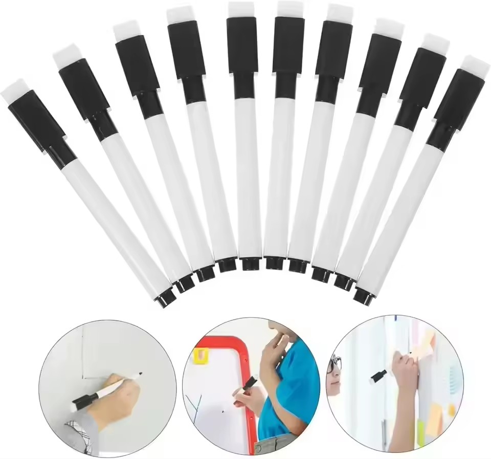 Magnetyczne czarne markery do  – Whiteboard Marker Set recenzja i cena